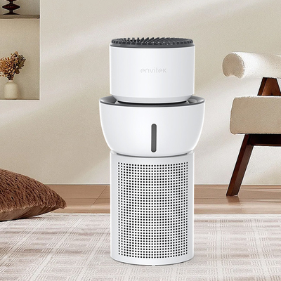 Buy ROHS White Humidifier Air Purifier 3 In1 HEPA Filter 1000 Sq Ft online manufacture